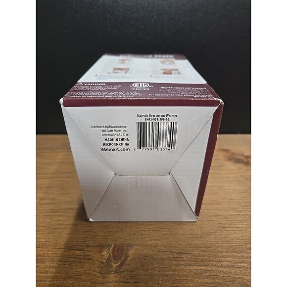 Scented Wax Warmer Better Homes & Garden Ceramic Plug-In Majestic Deer w/Lid - Picture 6 of 6